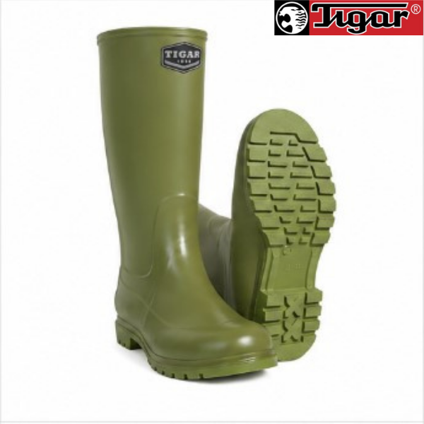 Zelena visoka rabotnicka cizma standard Tigar